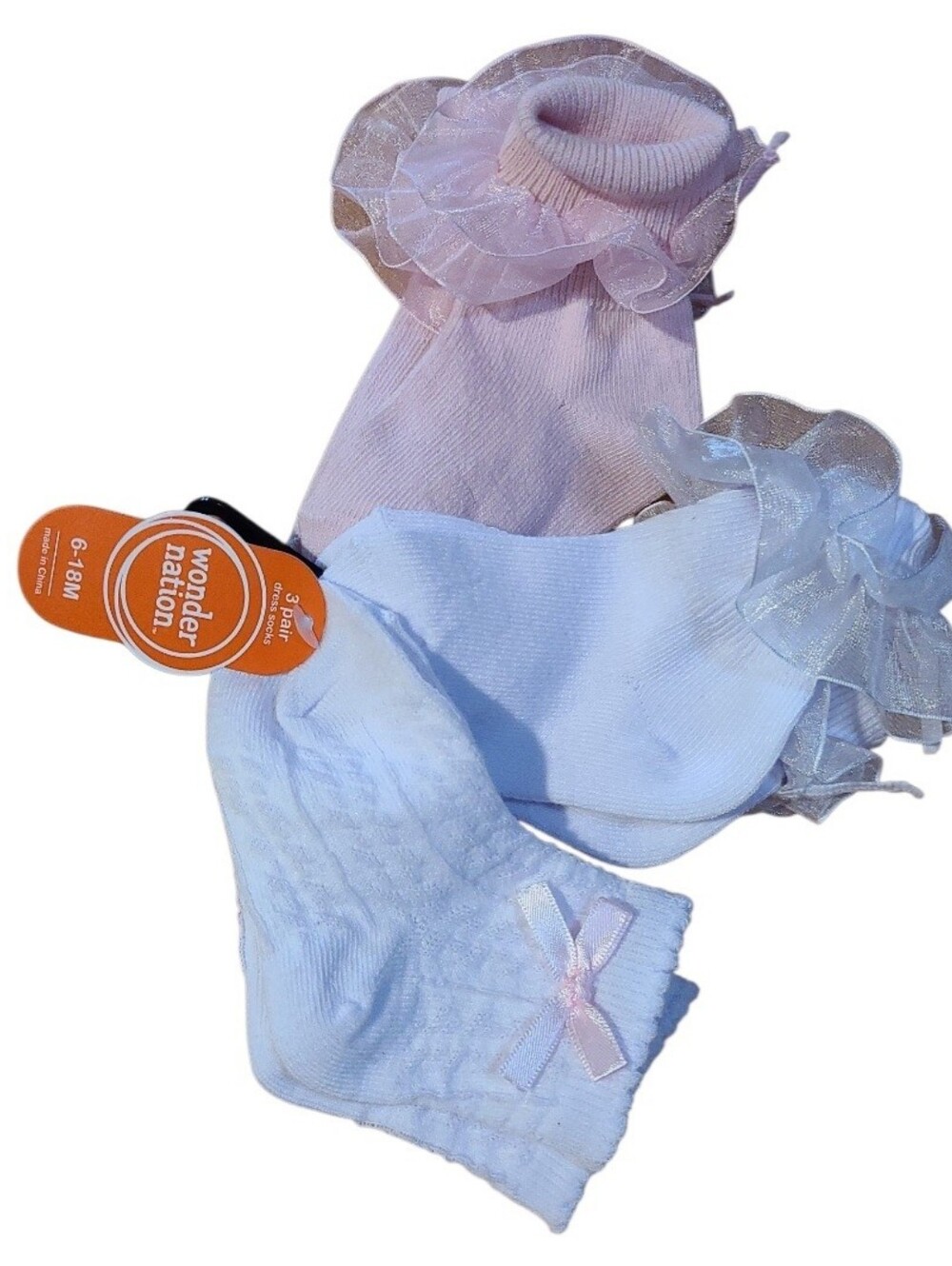 Wonder Nation Ruffle Ballerina Socks